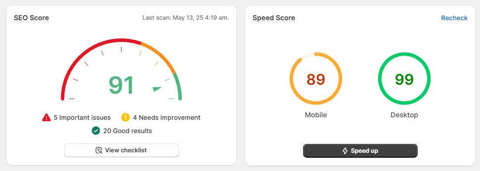 SEO Speed Metrics
